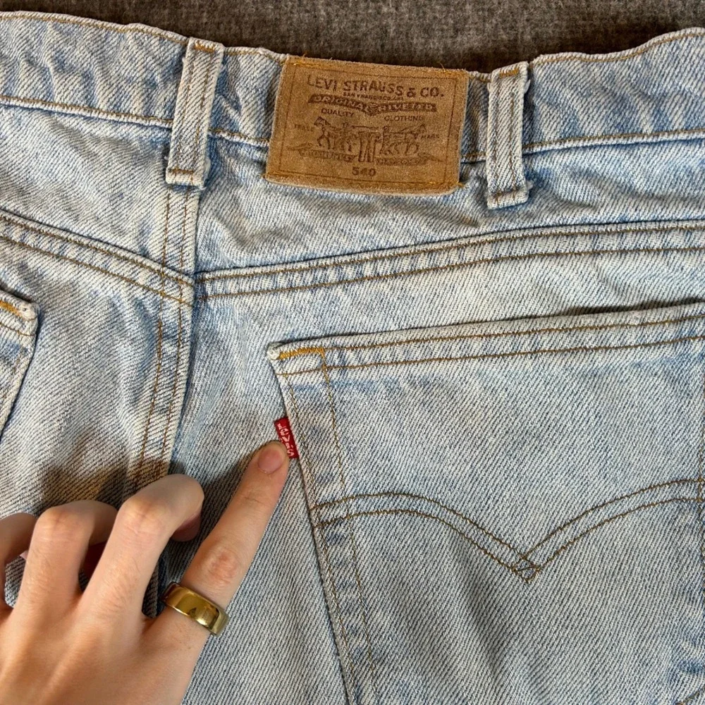 Vintage Levis 540 Relaxed Jeans Mens 36x32 Fit 35x31 Straight Leg USA 1990 Faded